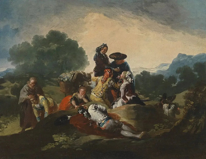 Gefiederter Truthahn - Francisco de Goya