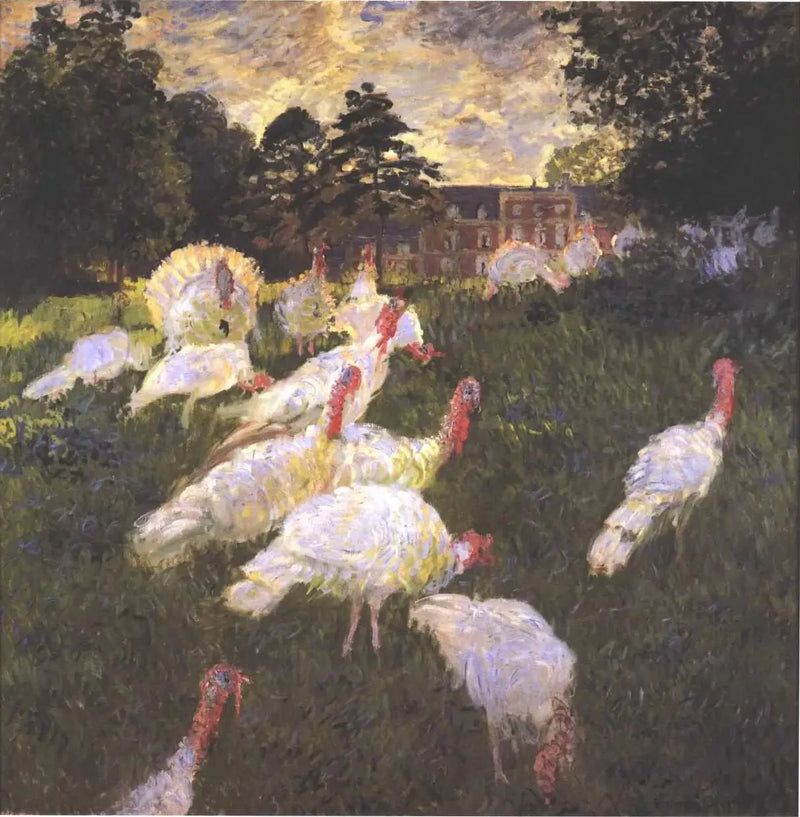 Die Truthähne W416 - Claude Monet