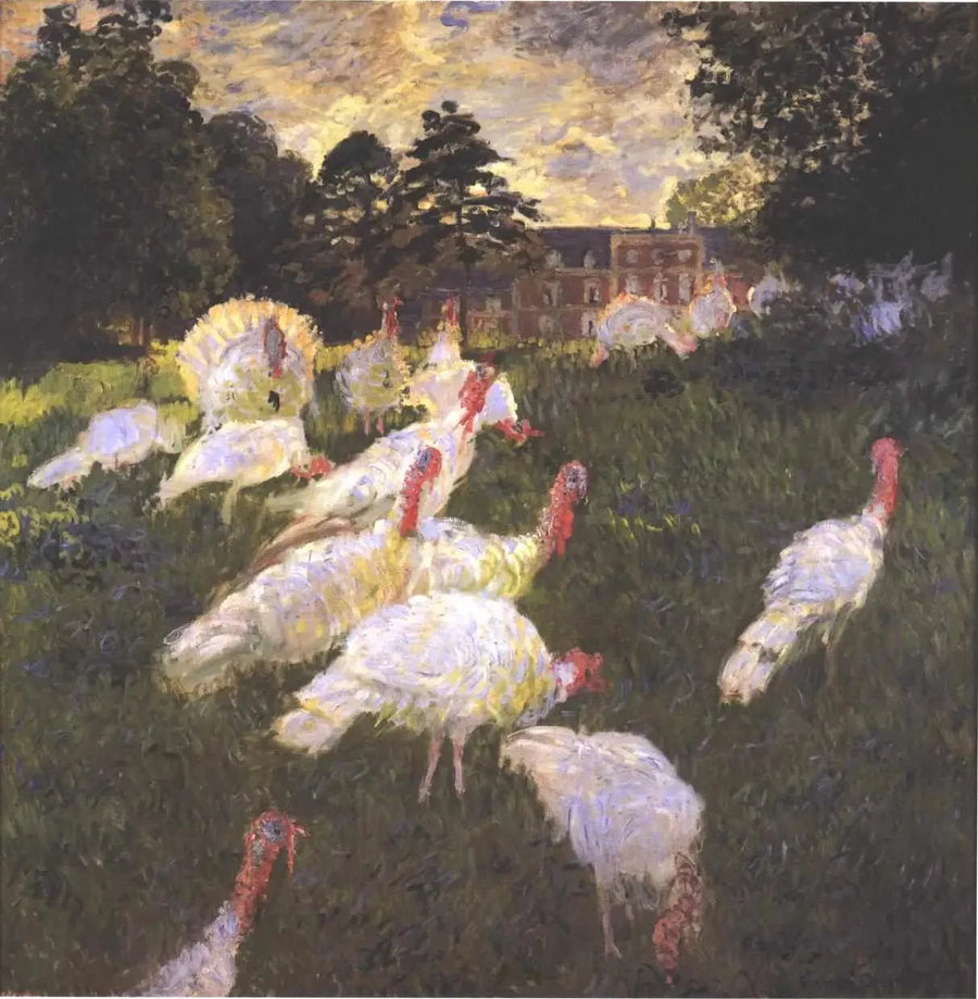 Die Truthähne - Claude Monet
