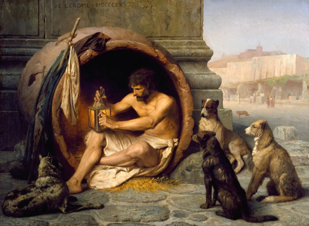 Diogène - Jean-Léon Gérôme image 1 reproduction réalisée par Alpha Reproduction