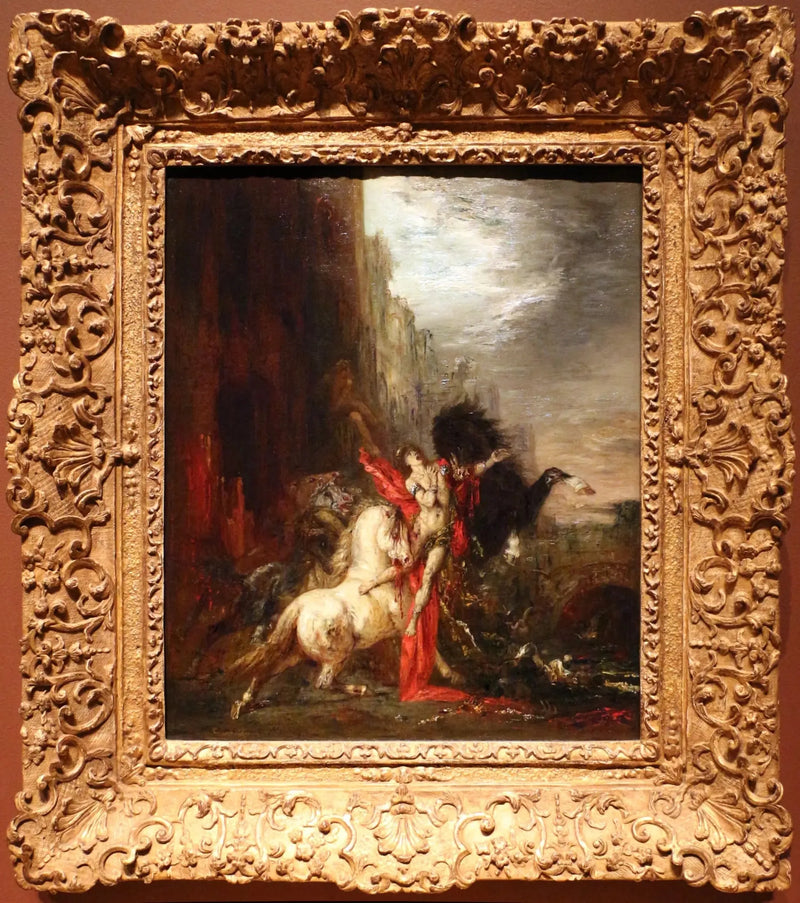 Diomedes von seinen Pferden verschlungen - Gustave Moreau