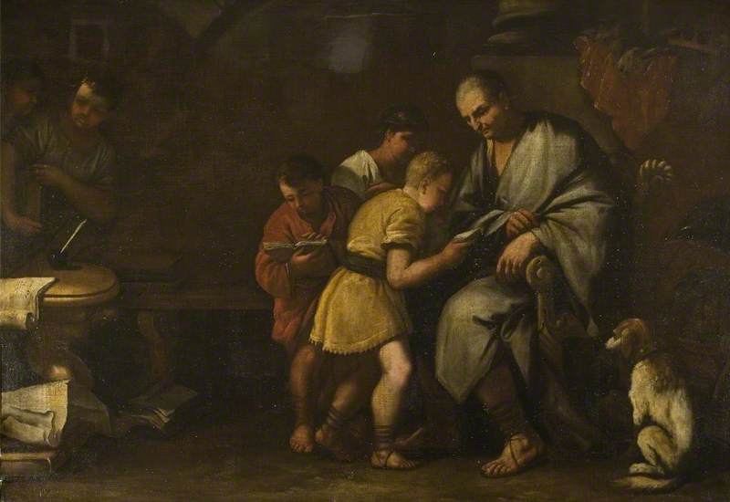 Dionysos, tyran de Syracuse - Luca Giordano image 1 copie de tableau peinte à la main