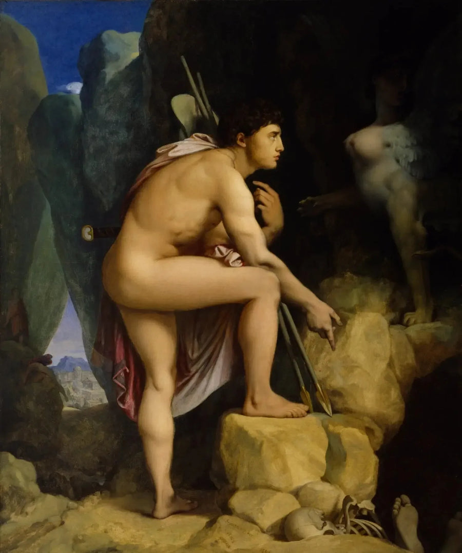 Ödipus und der Sphinx - Jean-Auguste-Dominique Ingres
