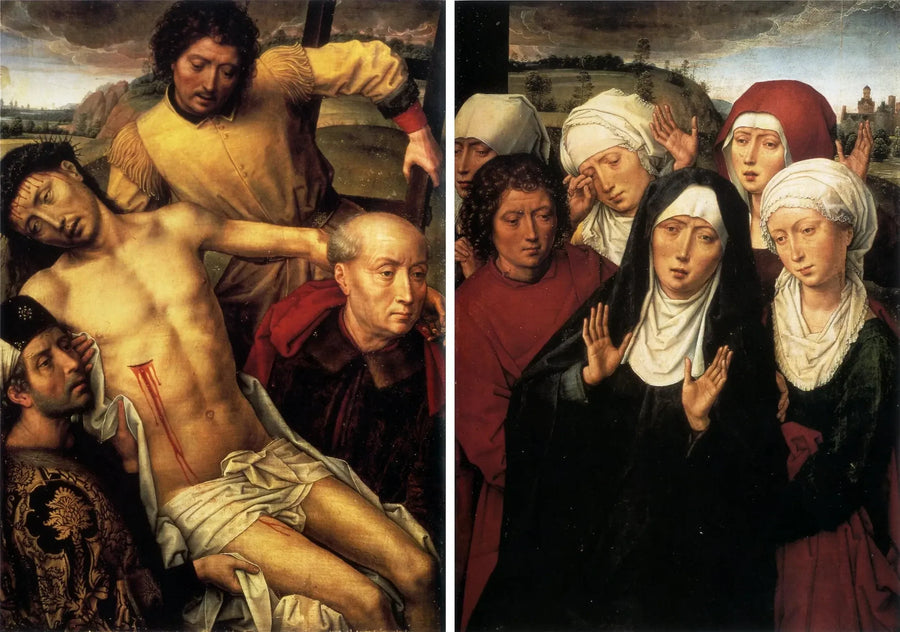 Diptychon mit Vergoldung - Hans Memling