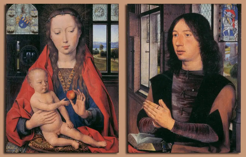 Diptychon von Maarten van Nieuwenhove - Hans Memling