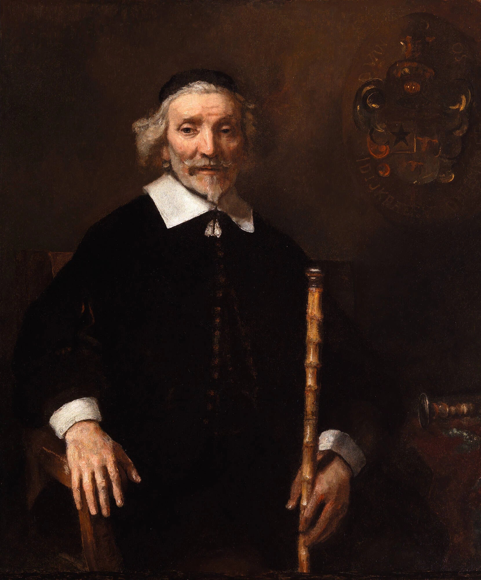 Portrait de Dirck van Os — Rembrandt, vers 1658, Joslyn Art Museum