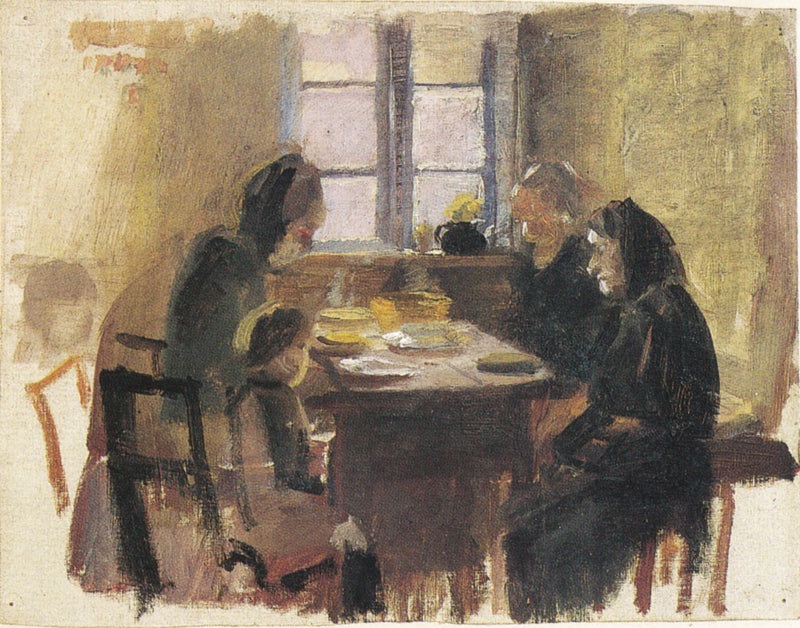 Tischgebet (HAF3074) - Anna Ancher