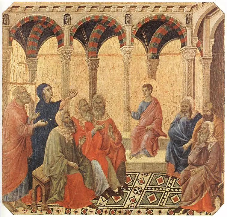 Streit mit den Ärzten - Duccio di Buoninsegna