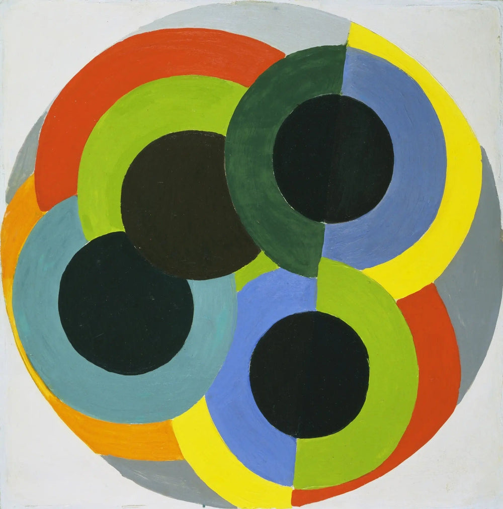 Disques - Robert Delaunay image 1 copie peinte à la main à l’huile