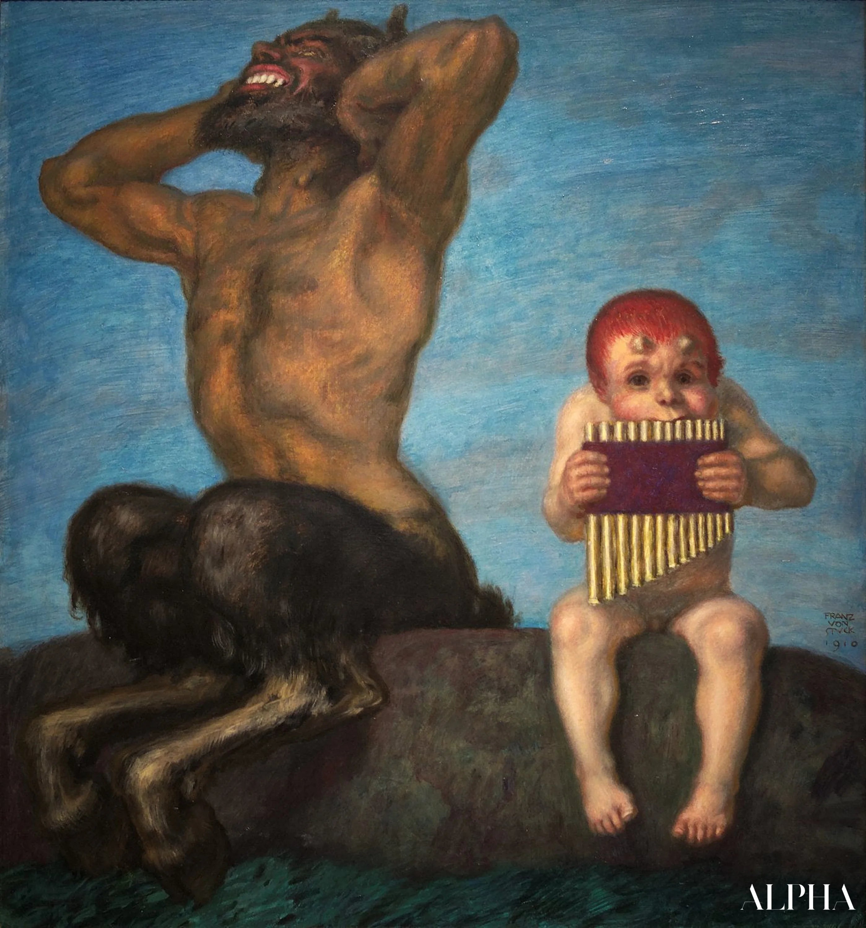 Reproduction du tableau « Dissonance - Franz Von Stuck » par Alpha Reproduction en peinture à l’huile