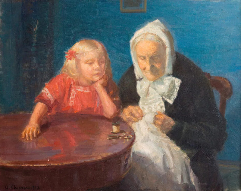 Unterhaltsame Oma – Anna Ancher