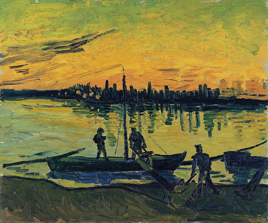 Die Hafenarbeiter in Arles - Vincent van Gogh