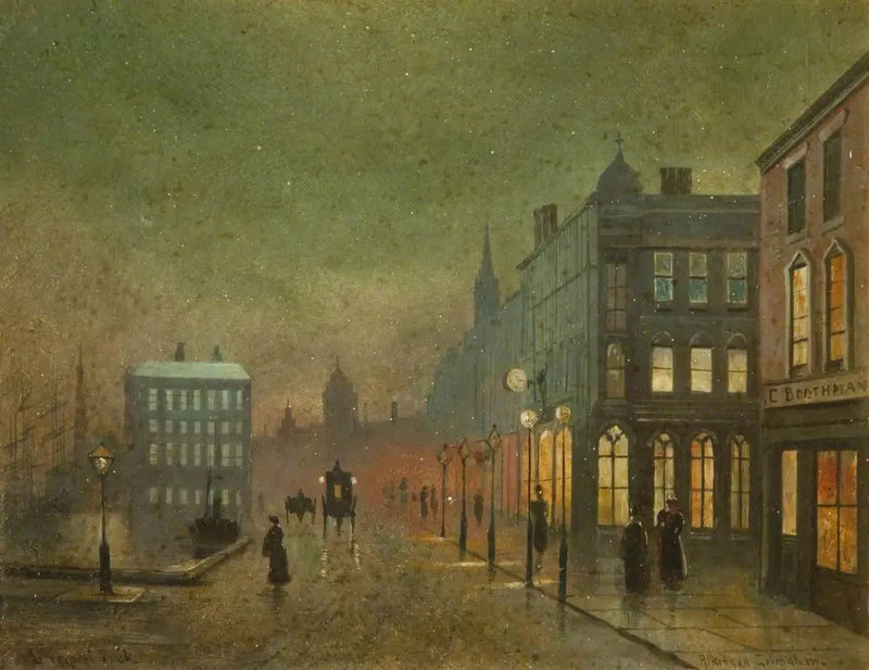 Liverpool Hafen (Schild 2 von 5) - John Atkinson Grimshaw