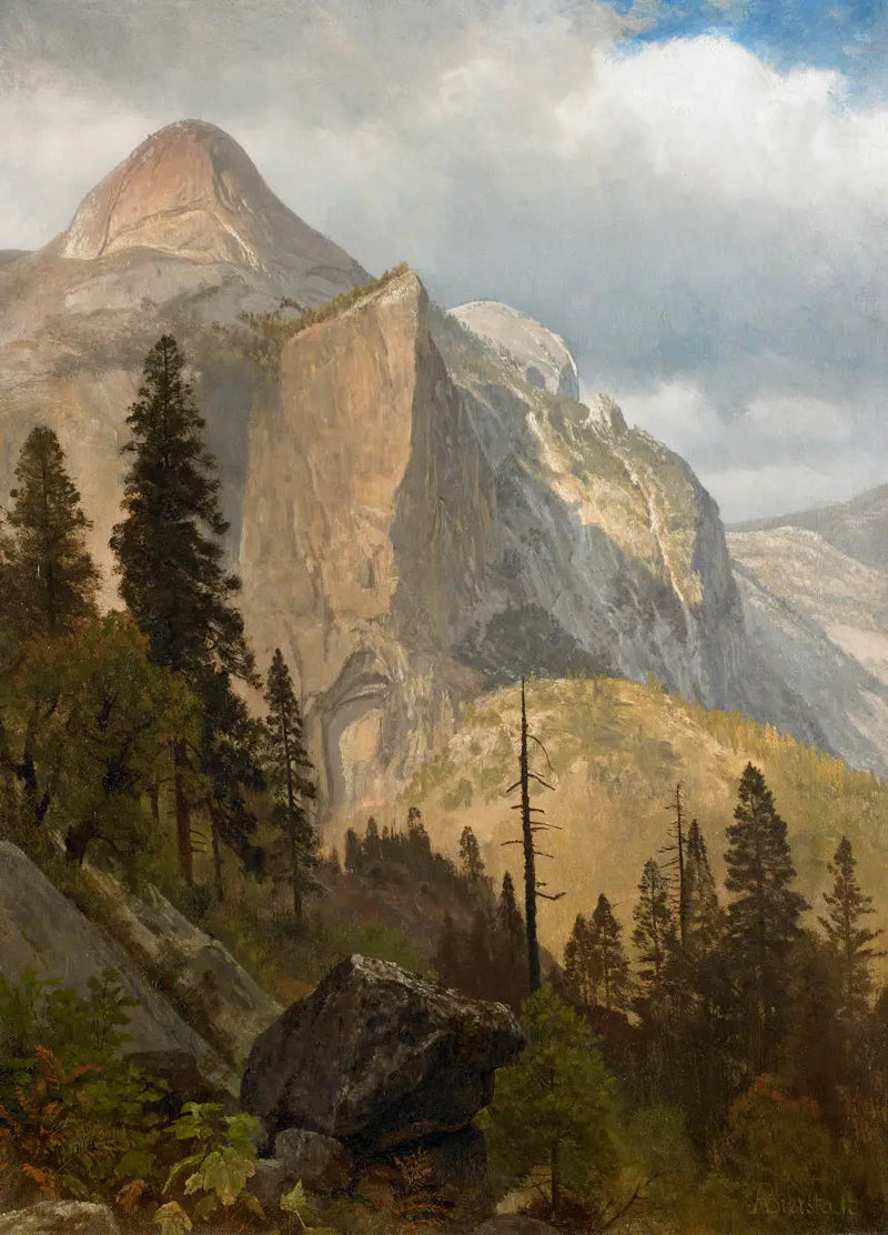 Nordkuppel, Yosemite-Tal - Albert Bierstadt