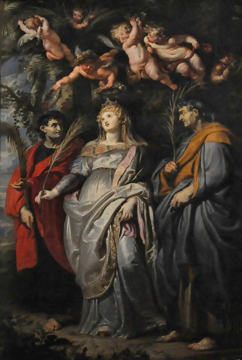 Domitille mit Nérée und Achilleus - Peter Paul Rubens