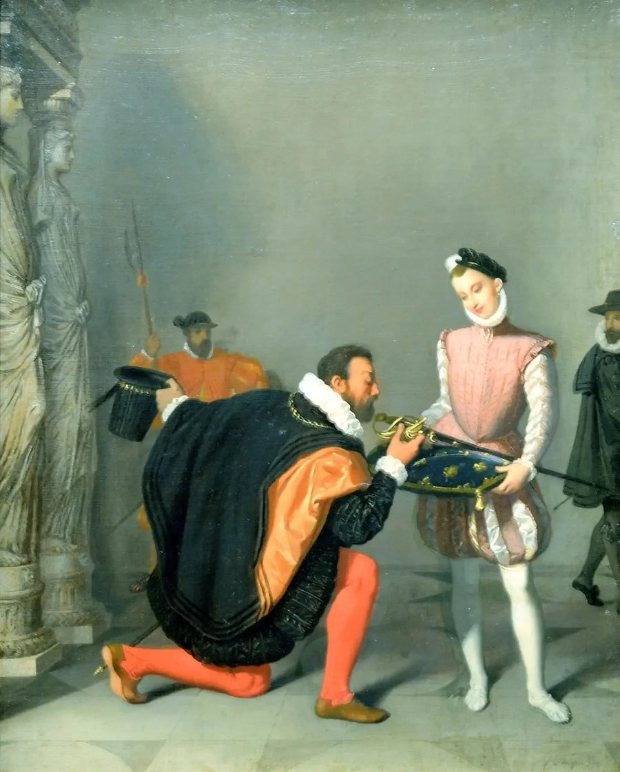 Don Pedro de Tolède küsst das Schwert von Heinrich IV - Jean-Auguste-Dominique Ingres
