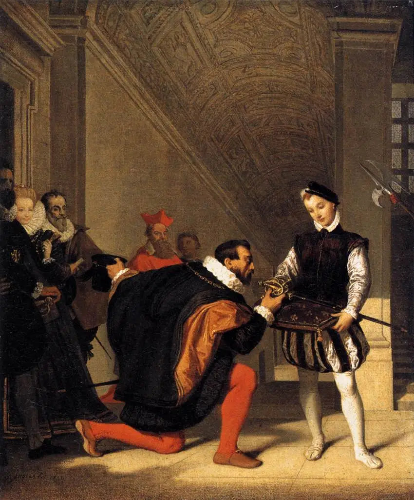 Don Pedro de Tolède küsst das Schwert von Heinrich IV - Jean-Auguste-Dominique Ingres