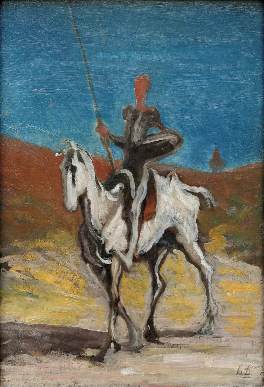 Don Quijote und Sancho Pansa - Honoré Daumier