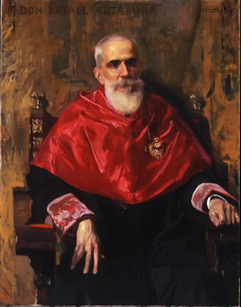 Don Rafael Altamira y Crevea - Joaquín Sorolla