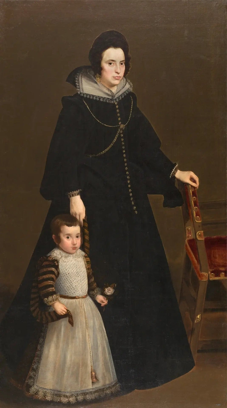 Doña Antonia de Ipeñarrieta y Galdós und Söhne don Luis - Diego Velázquez