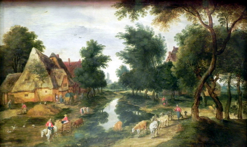 Dorfstrasse - Jan Brueghel le Jeune