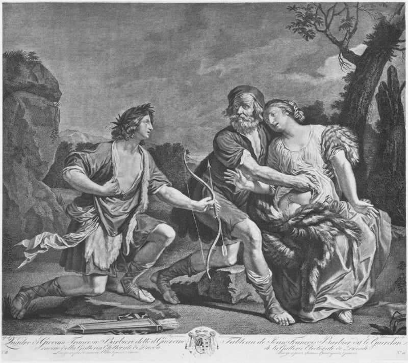 Dorinda, Silvio und Linco - Guercino