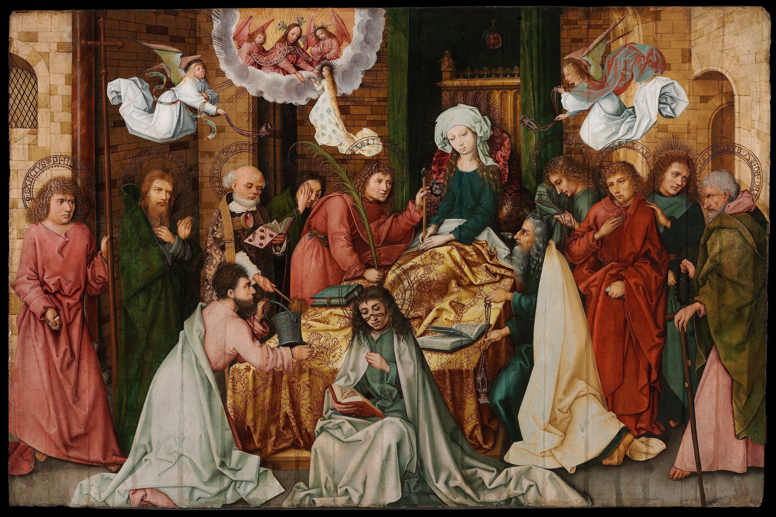 Dormition de la Vierge - Hans Holbein the Elder image 1 copie de tableau peinte à la main