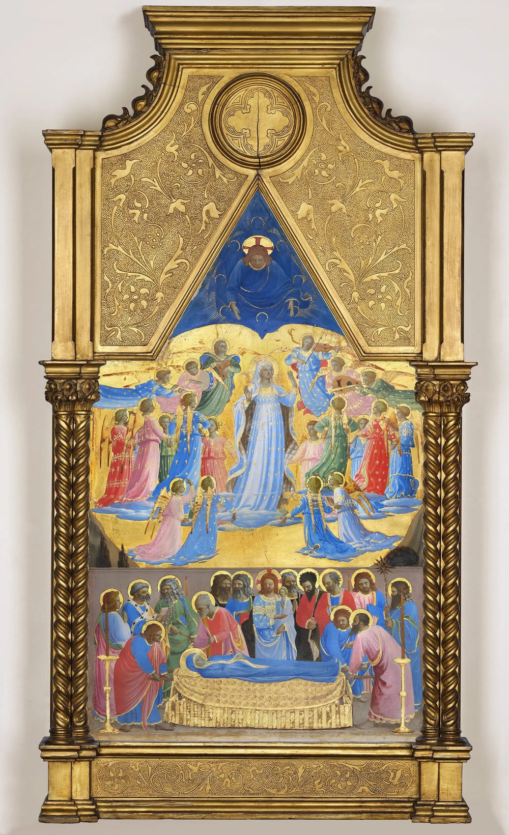 Dormition et Assomption de la Vierge - Fra Angelico image 1 copie de tableau peinte à la main