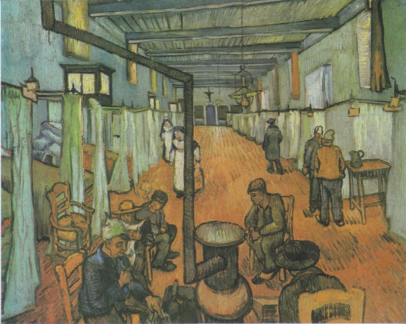 Schlafsaal des Krankenhauses von Arles - Vincent van Gogh