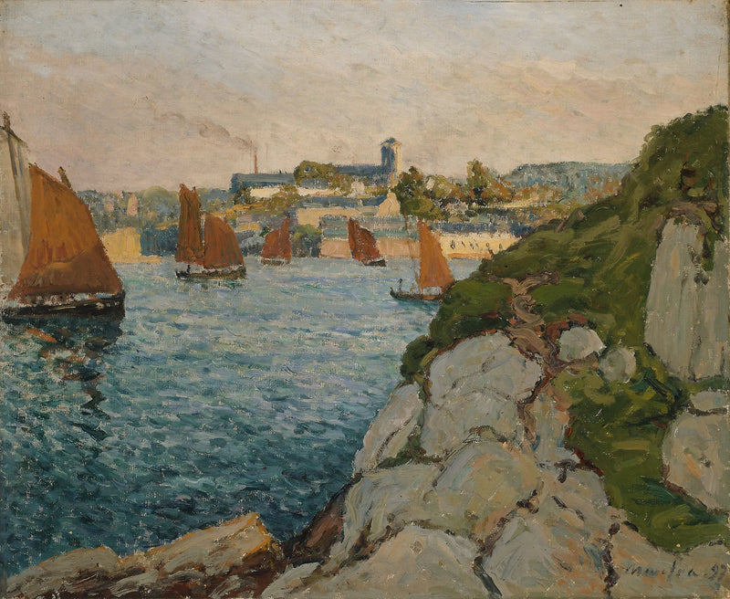 Douarnenez die erleuchtete Stadt - Maxime Maufra