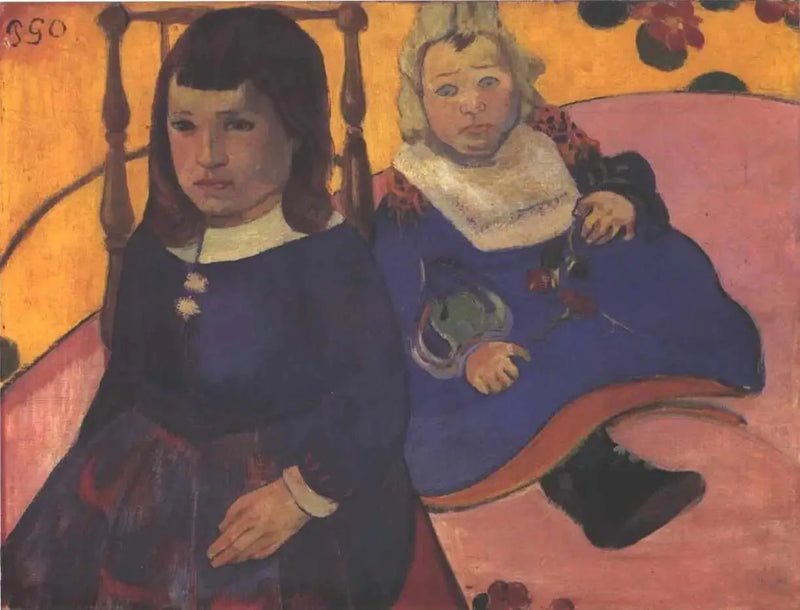 Doppeltporträt von Kindern - Paul Gauguin