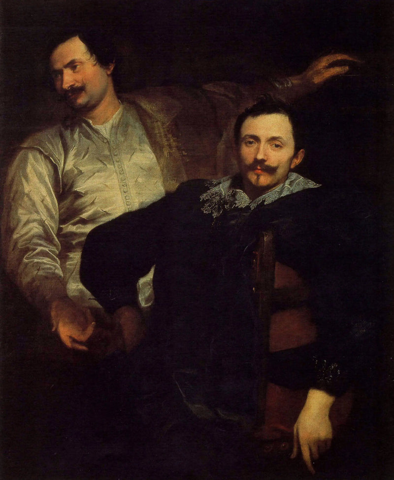 Doppelporträt von Cornelis und Lucas de Wael - Antoine van Dyck