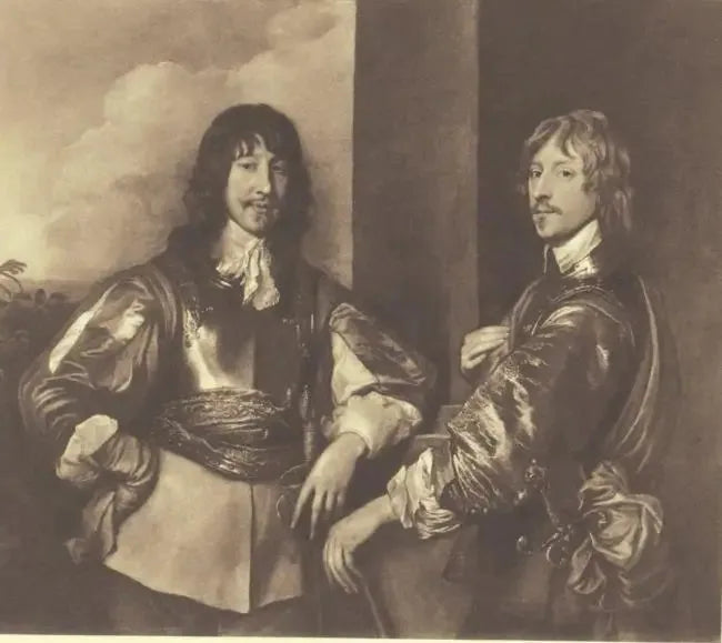 Doppelporträt von Mountjoy Blount, 1. Graf von Newport (-1666) und George, Lord Goring (1608-1657) - Antoine van Dyck