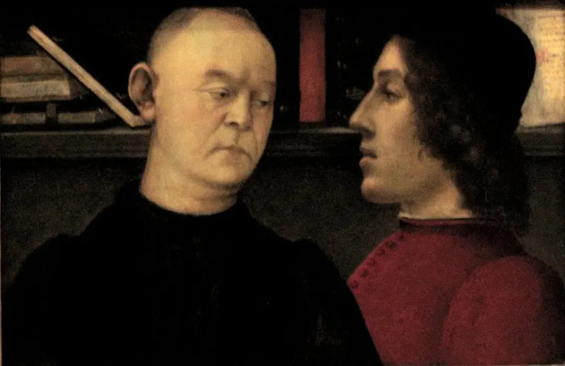 Doppelporträt von Piero del Pugliese und Filippino Lippi - Filippino Lippi