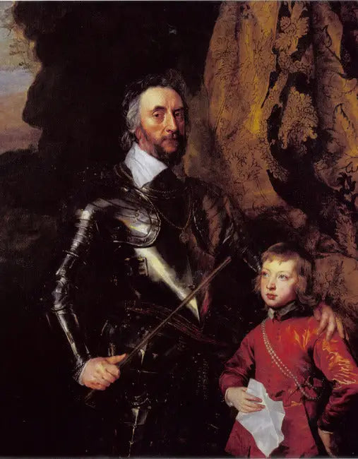 Doppelporträt von Thomas Howard, 21. Graf von Arundel (1585-1646) mit seinem Enkel, Thomas Howard, später 22. Graf von Arundel und 5. Herzog von Norfolk - Antoine van Dyck