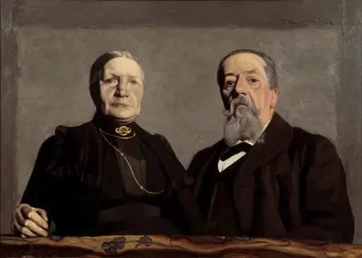 Doppelporträt der Eltern des Künstlers - Félix Vallotton