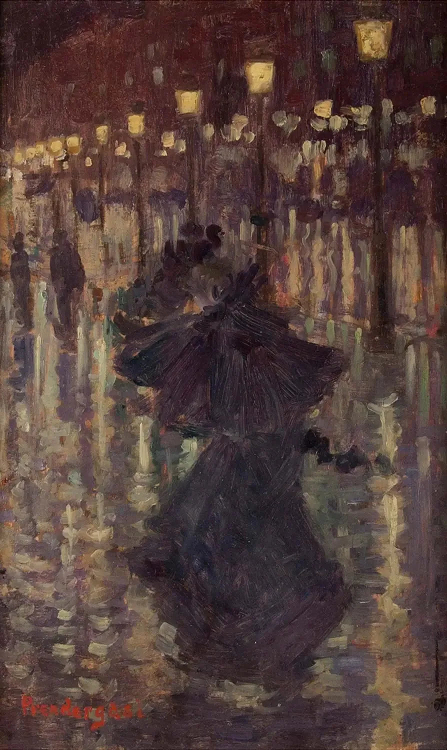 Abenddusche, Paris - Maurice Prendergast