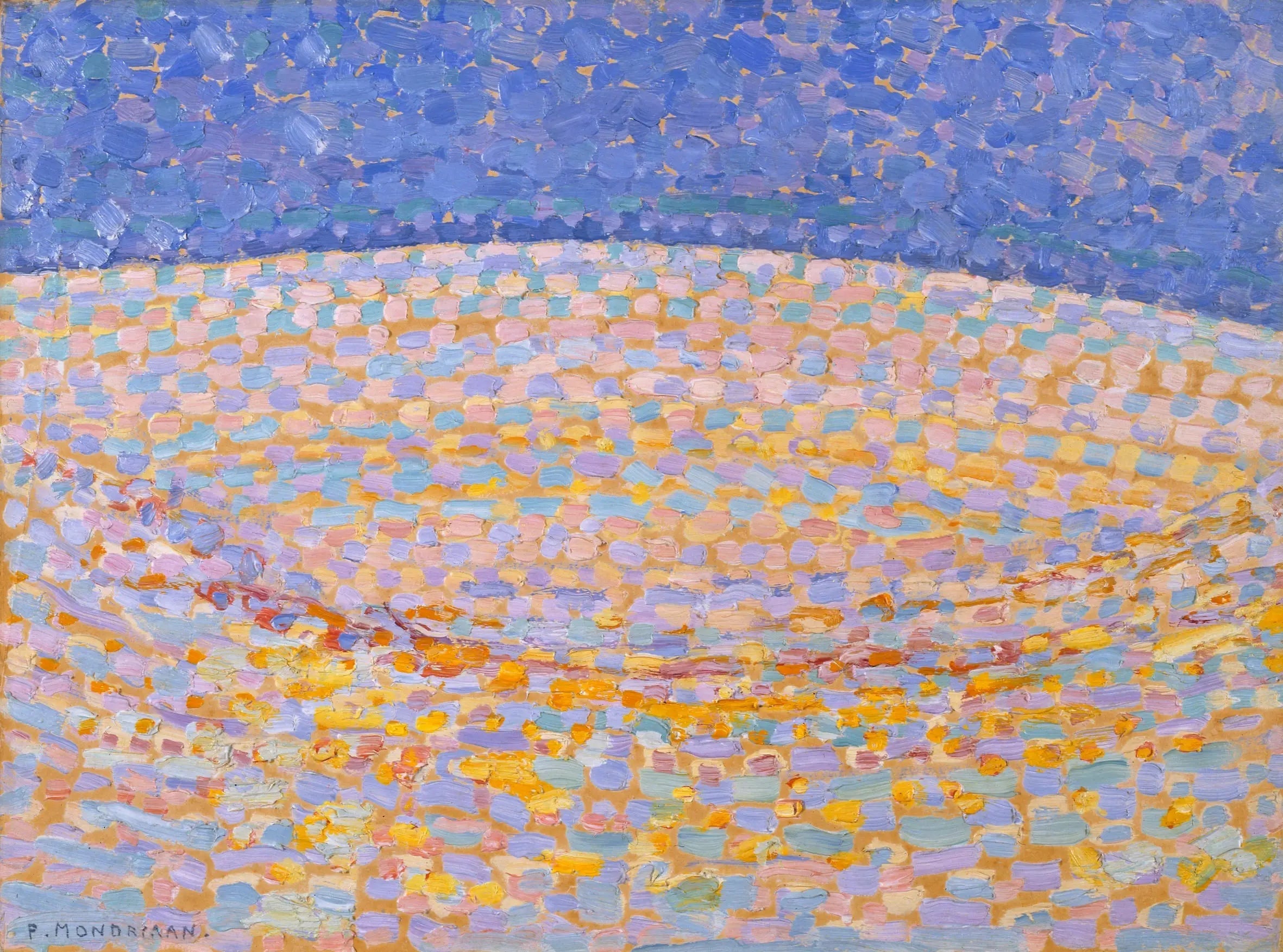 Dune III - Piet Mondrian image 1 copie de tableau peinte à la main