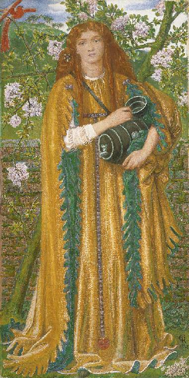 Goldenes Wasser - Dante Gabriel Rossetti