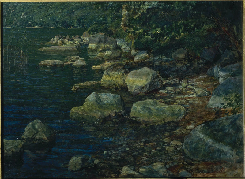 Wasser und Steine bei Palazzuola - Alexandre Ivanov