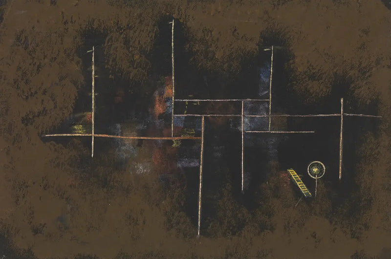 Gerüst für ein neues Gebäude - Paul Klee