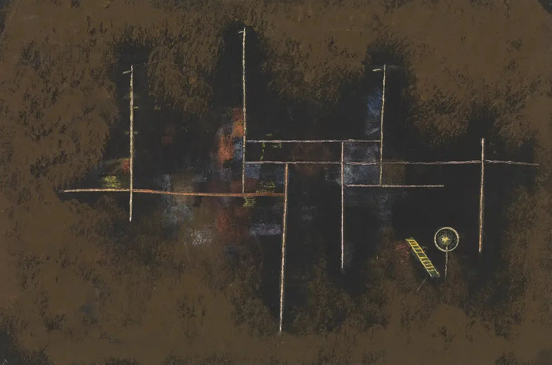 Gerüst für ein neues Gebäude - Paul Klee