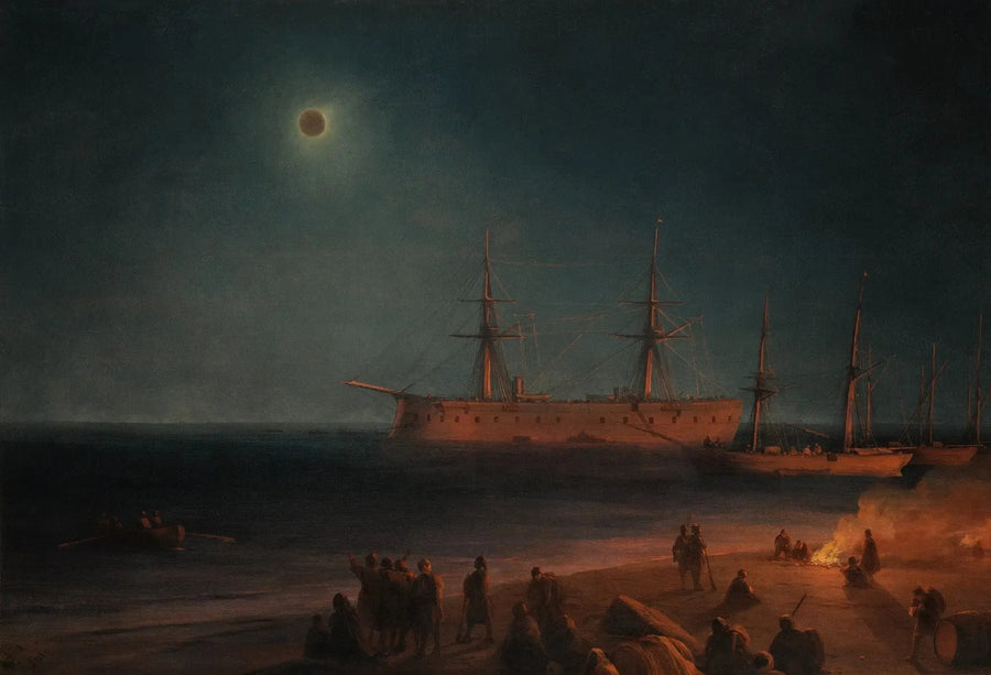Sonnenfinsternis in Feodosia - Ivan Aïvazovski