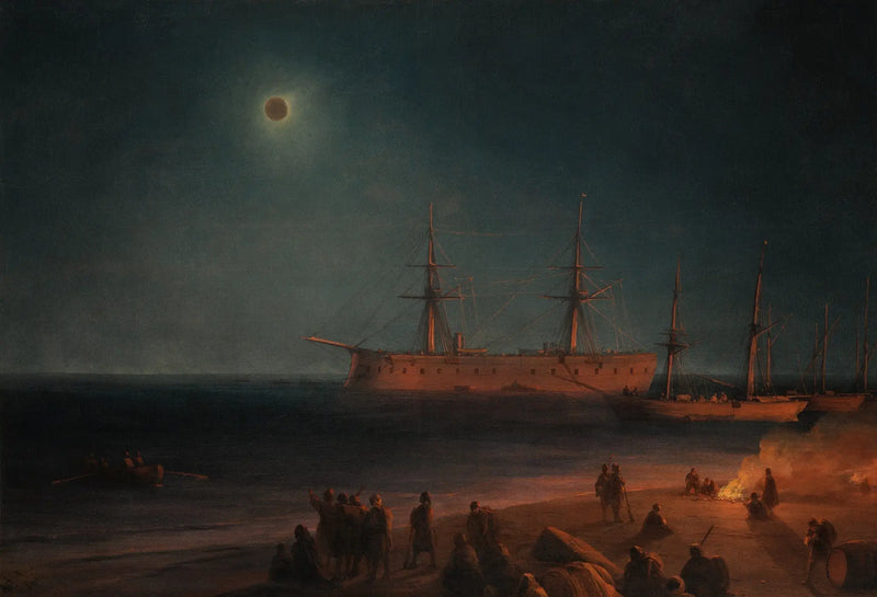Sonnenfinsternis in Feodosia - Ivan Aïvazovski