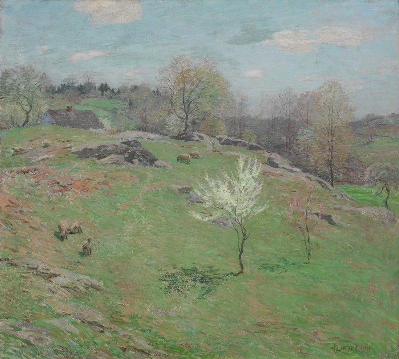 Knospenschlupf - Willard Metcalf