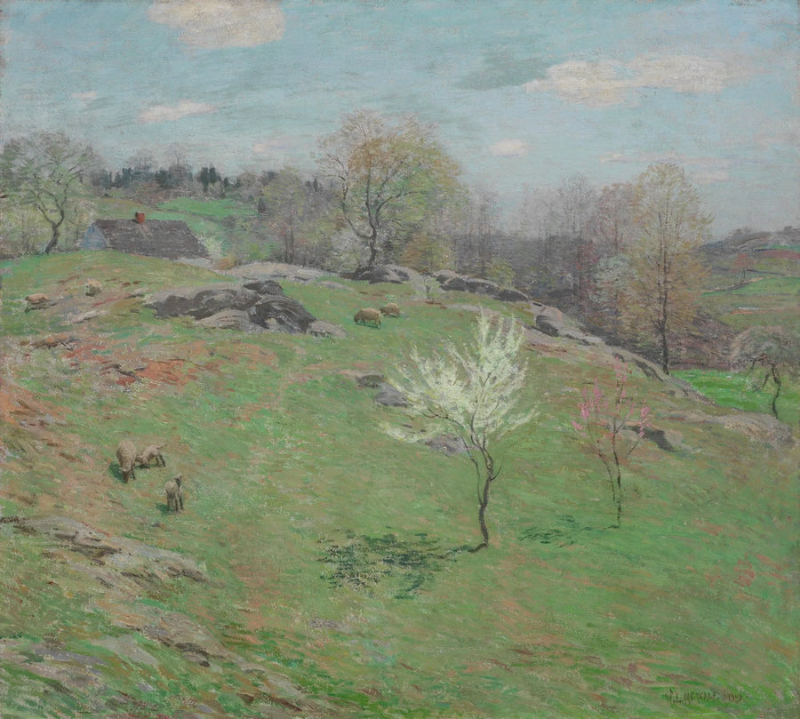 Knospenschlupf - Willard Metcalf