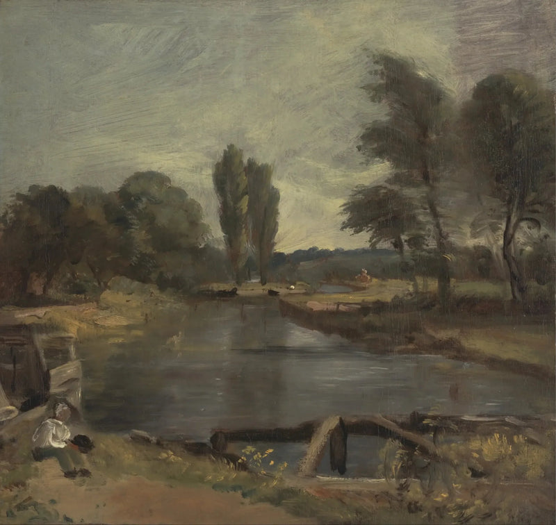 Flatford-Schleuse - John Constable
