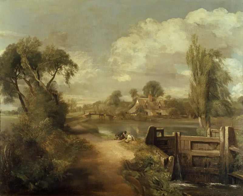 Flatford-Schleuse - John Constable