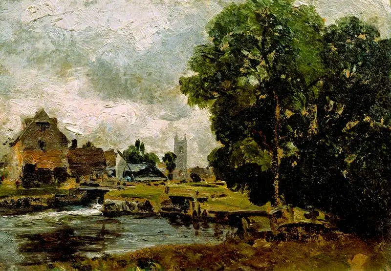 Schleuse und Mühle von Dedham - John Constable