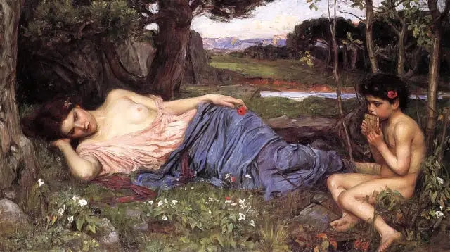 Hören Sie ihre süßen Melodien - John William Waterhouse